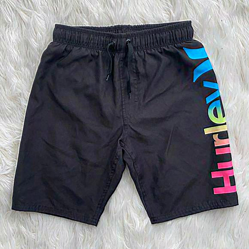 Hurley | Black Rainbow Swim Trunks